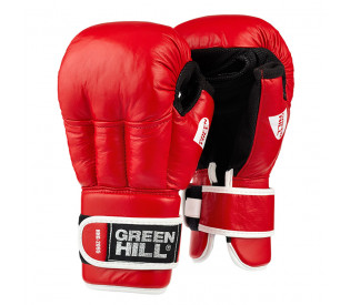 Перчатки для рукопашного боя "Green Hill" HHG-2095  10oz красные